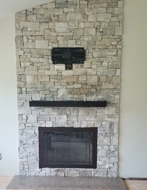 fireplace chimney stone design home 1